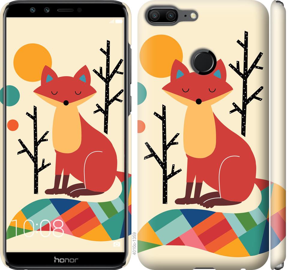 Чехол на Huawei Honor 9 Lite Rainbow fox