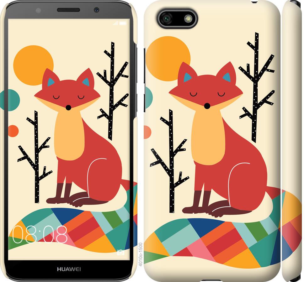 Чехол на Huawei Y5 2018 Rainbow fox