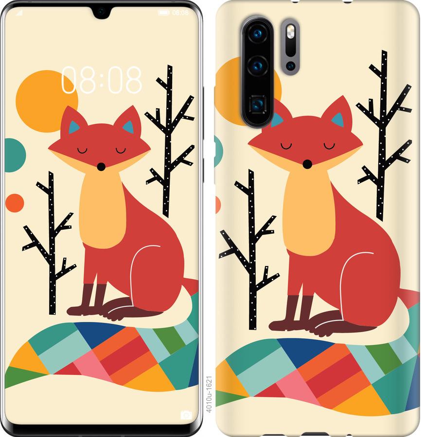 Чехол на Oppo Reno 3 Rainbow fox