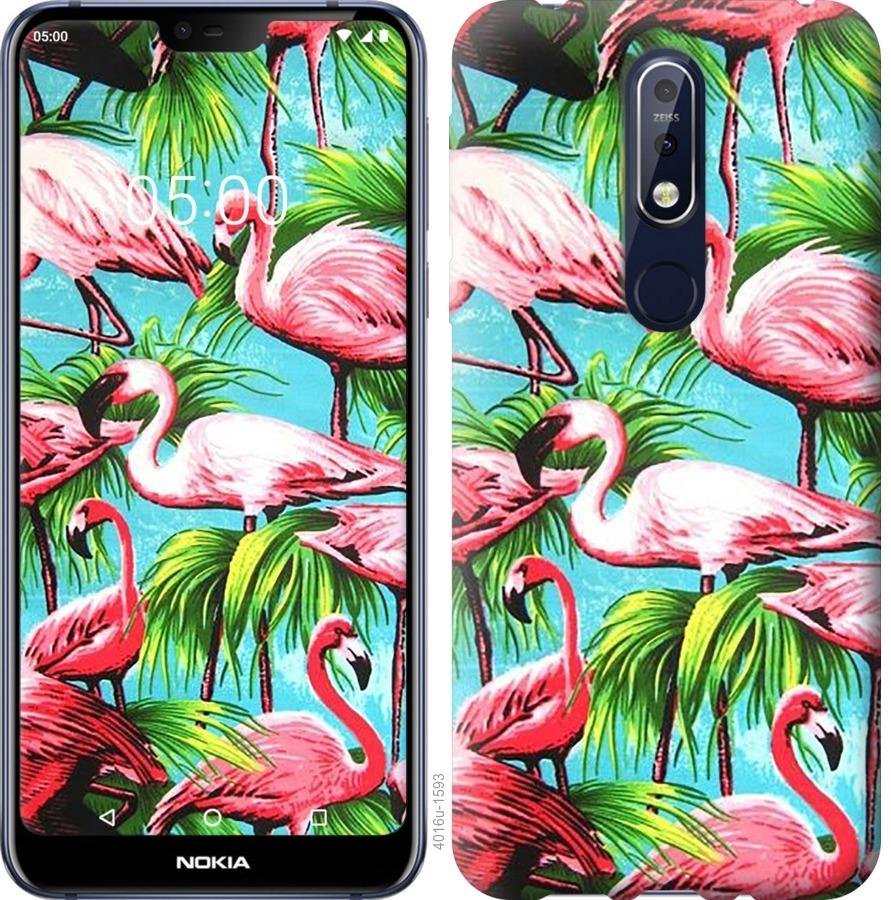 Чехол на Nokia 7.1 Tropical background