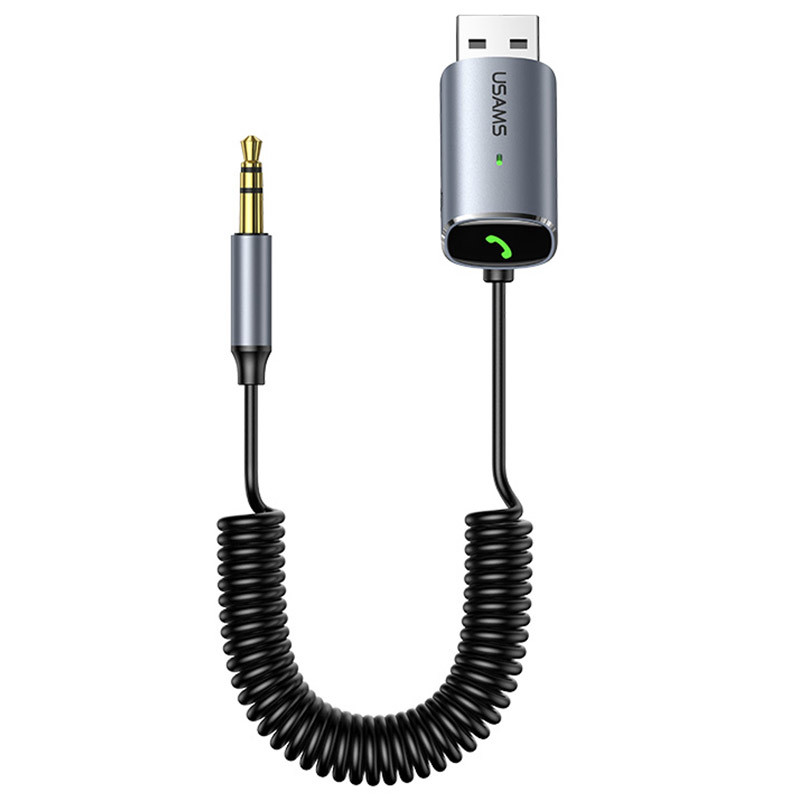 Bluetooth ресивер USAMS US-SJ504 Aluminum Alloy Car Wireless Audio Receiver BT 5.0 (Сірий / чорний)
Bluetooth ресивер USAMS US-SJ504 Aluminum Alloy Car Wireless Audio Receiver BT 5.0 (Сірий / чорний)