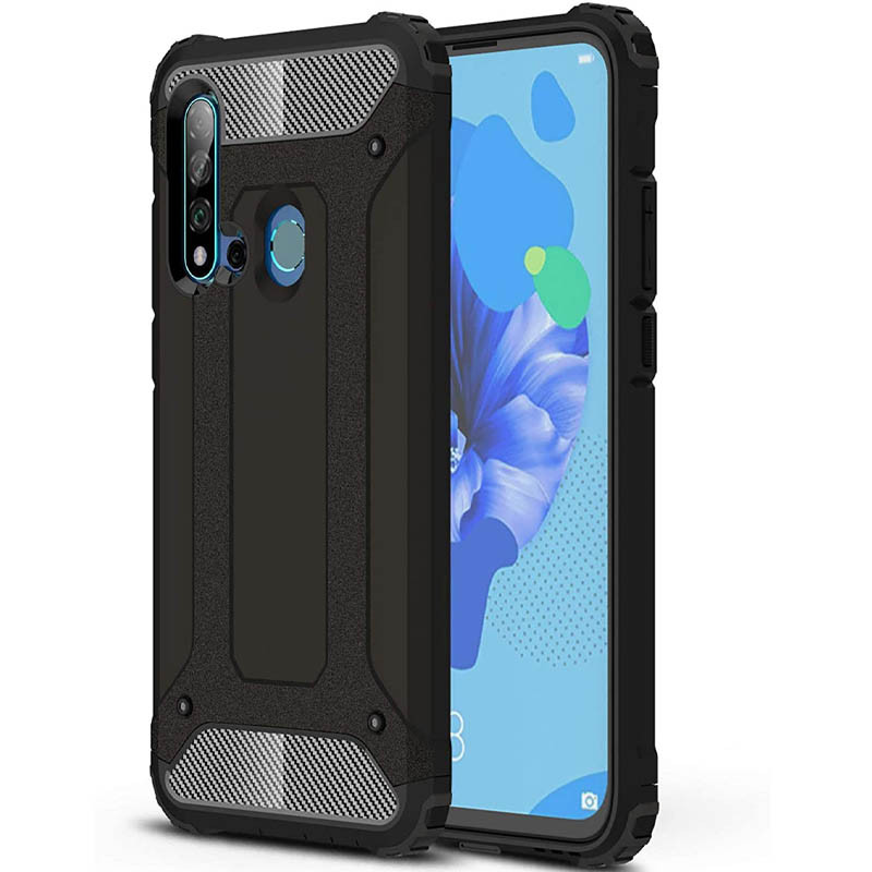 Бронированный противоударный TPU+PC чехол Immortal для Huawei Nova 5i / P20 lite (2019) Черный (109939)
Бронированный противоударный TPU+PC чехол Immortal для Huawei Nova 5i / P20 lite (2019) Черный (109939)
