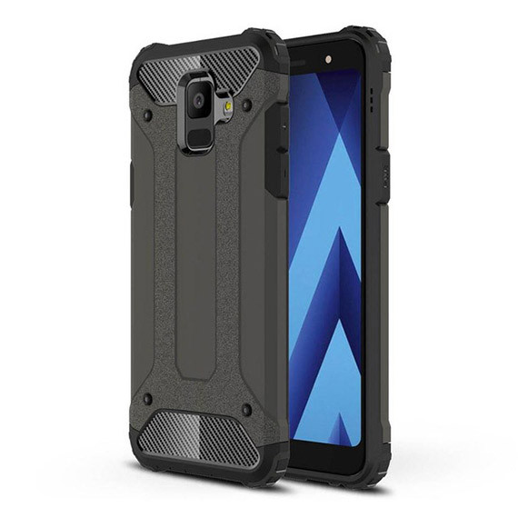 Броньований протиударний TPU+PC чохол Immortal для Samsung Galaxy A6 (2018) (Сірий / Metal slate)
Броньований протиударний TPU+PC чохол Immortal для Samsung Galaxy A6 (2018) (Сірий / Metal slate)