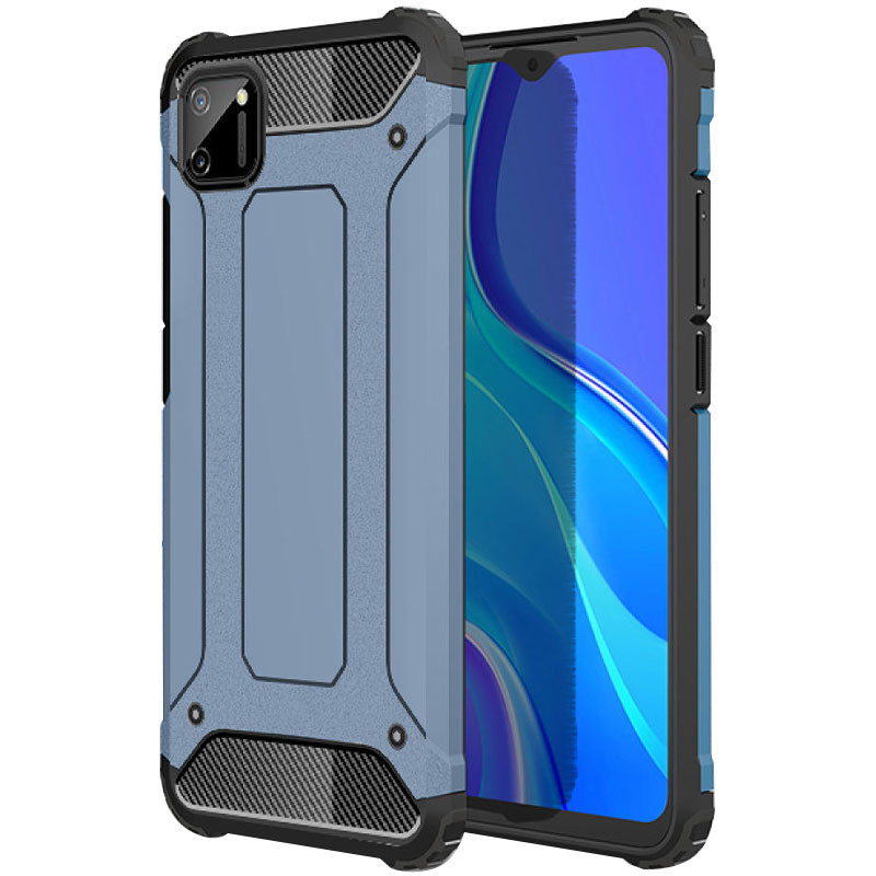 Бронированный противоударный TPU+PC чехол Immortal для Realme C11 Серый / Metal slate (143397)
Бронированный противоударный TPU+PC чехол Immortal для Realme C11 Серый / Metal slate (143397)