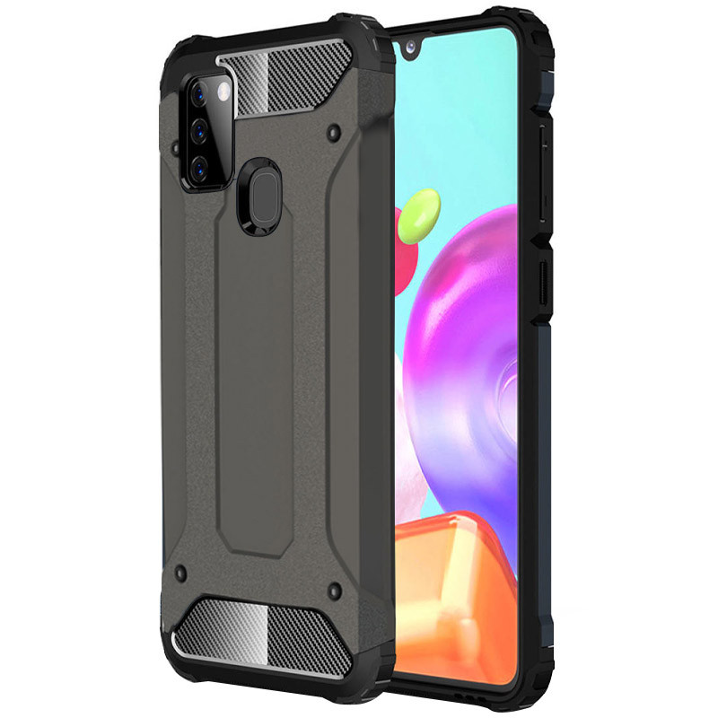 Броньований протиударний TPU+PC чохол Immortal для Samsung Galaxy A21s (Метал / Gun Metal)
Броньований протиударний TPU+PC чохол Immortal для Samsung Galaxy A21s (Метал / Gun Metal)