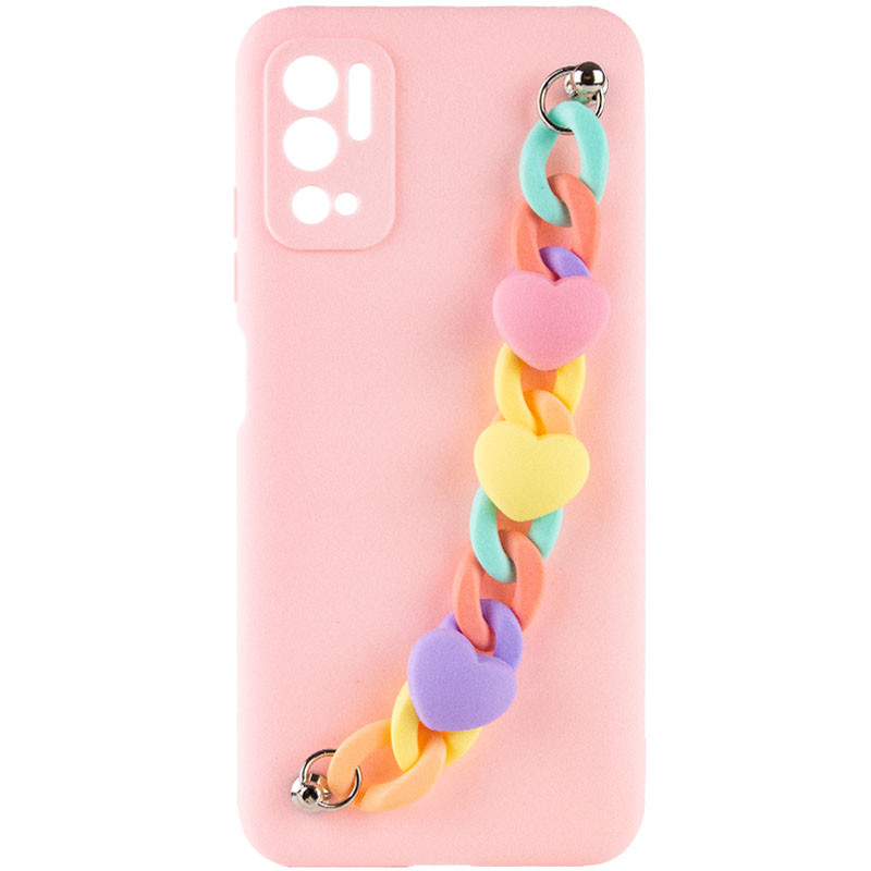 Чехол Chained Heart c подвесной цепочкой для Xiaomi Redmi Note 10 5G / Poco M3 Pro Pink Sand (192445)
Чехол Chained Heart c подвесной цепочкой для Xiaomi Redmi Note 10 5G / Poco M3 Pro Pink Sand (192445)