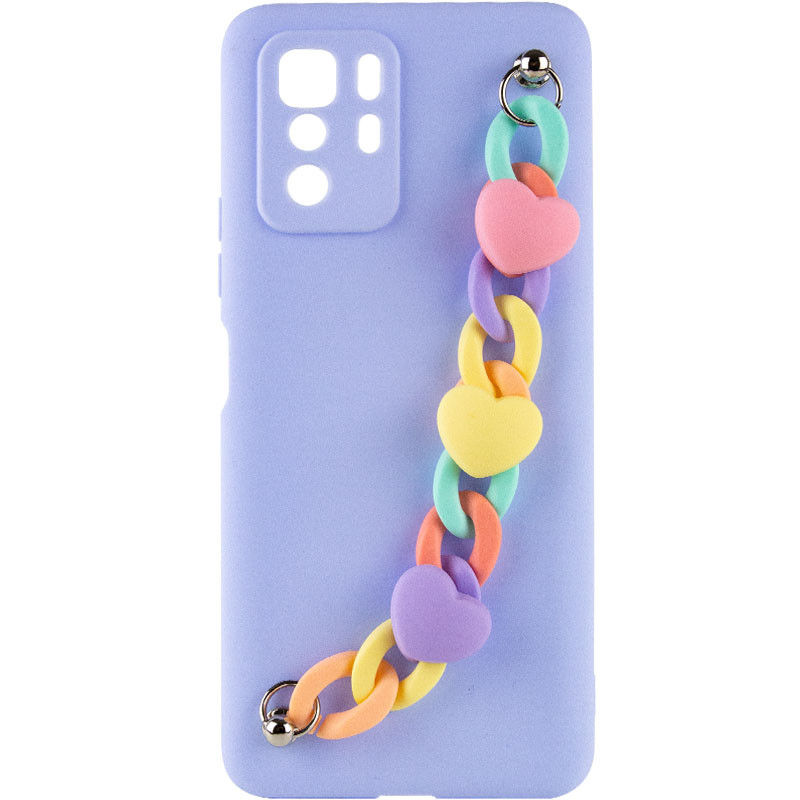 Чехол Chained Heart c подвесной цепочкой для Xiaomi Redmi Note 10 Pro 5G Lilac Blue (209155)
Чехол Chained Heart c подвесной цепочкой для Xiaomi Redmi Note 10 Pro 5G Lilac Blue (209155)