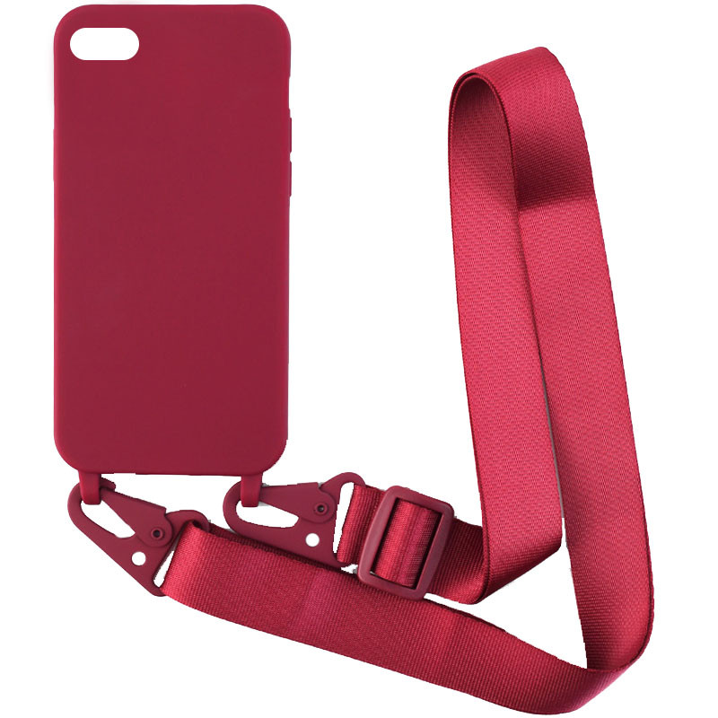 Чехол Crossbody с длинным цветным ремешком для Apple iPhone 6/6s/7/8/SE (2020) (4.7") Бордовый (192653)
Чехол Crossbody с длинным цветным ремешком для Apple iPhone 6/6s/7/8/SE (2020) (4.7") Бордовый (192653)
