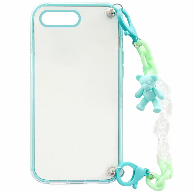Чехол Crystal Bear c подвесной цепочкой для Apple iPhone 7 plus / 8 plus (5.5") Бирюзовый (192631)
Чехол Crystal Bear c подвесной цепочкой для Apple iPhone 7 plus / 8 plus (5.5") Бирюзовый (192631)