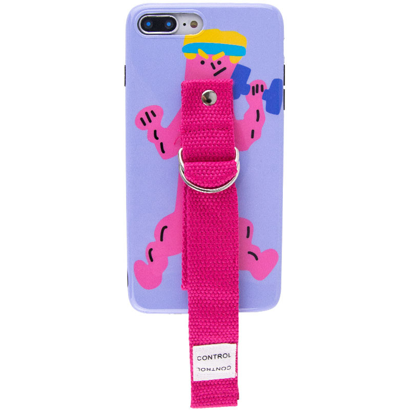 Чохол Funny Holder з кольоровим ремінцем для Apple iPhone 8 plus (5.5'') (Фіолетовий / малиновий)
Чохол Funny Holder з кольоровим ремінцем для Apple iPhone 8 plus (5.5'') (Фіолетовий / малиновий)