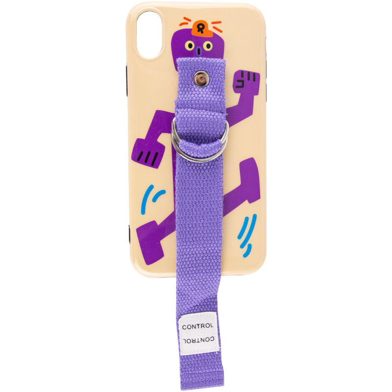 Чохол Funny Holder з кольоровим ремінцем для Apple iPhone XR (6.1") (Жовтий / фіолетовий)
Чохол Funny Holder з кольоровим ремінцем для Apple iPhone XR (6.1") (Жовтий / фіолетовий)
