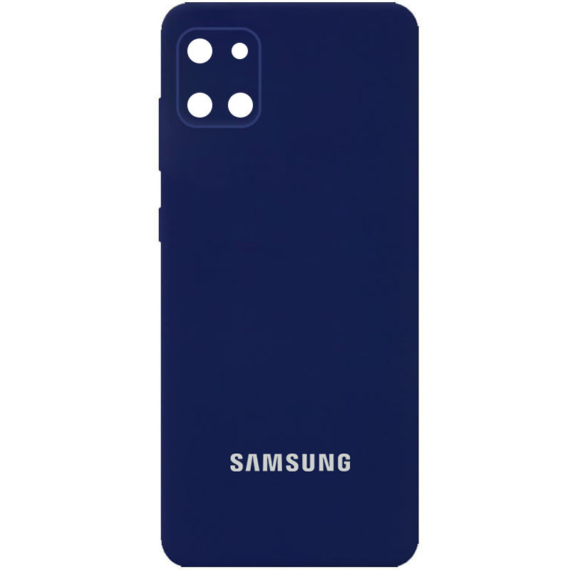 Чохол Silicone Cover Full Camera (AA) для Samsung Galaxy Note 10 Lite (A81) (Темно-синій / Midnight blue)
Чохол Silicone Cover Full Camera (AA) для Samsung Galaxy Note 10 Lite (A81) (Темно-синій / Midnight blue)