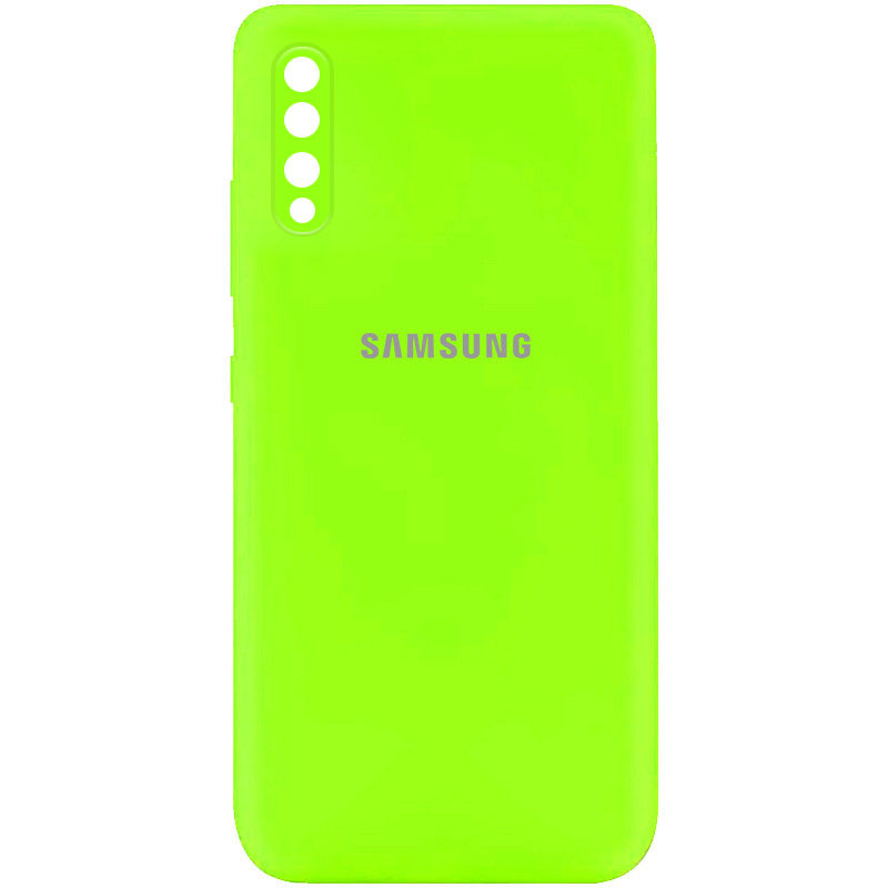 Чехол Silicone Cover My Color Full Camera (A) для Samsung Galaxy A50 (A505F) / A50s / A30s Салатовый / Neon green (186726)
Чехол Silicone Cover My Color Full Camera (A) для Samsung Galaxy A50 (A505F) / A50s / A30s Салатовый / Neon green (186726)