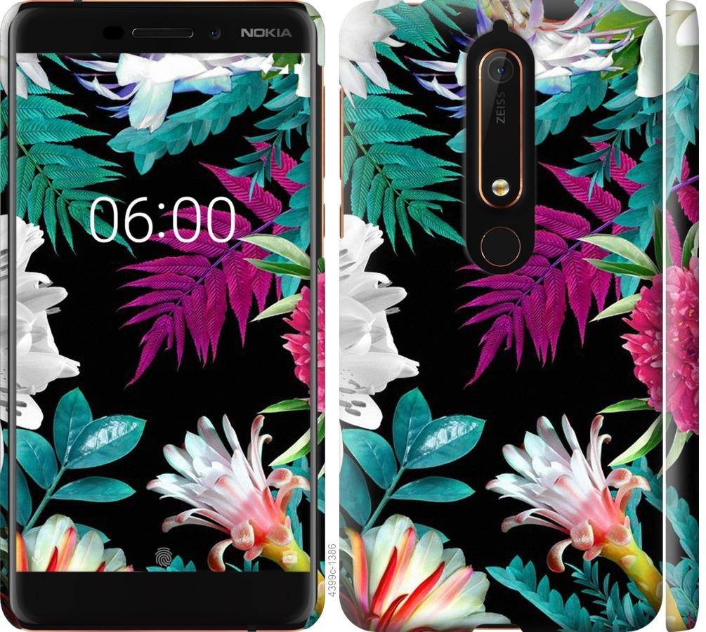 Чехол на Nokia 6.1 Flowers