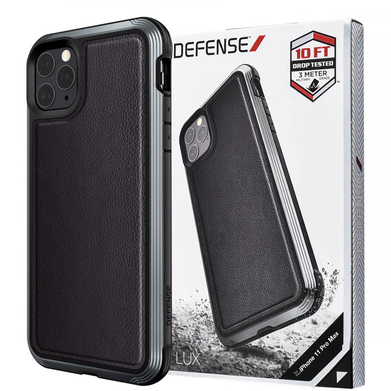 Чехол Defense Lux Series (TPU+Metal+Leather) для Apple iPhone 11 Pro (5.8") Черный (118453)
Чехол Defense Lux Series (TPU+Metal+Leather) для Apple iPhone 11 Pro (5.8") Черный (118453)