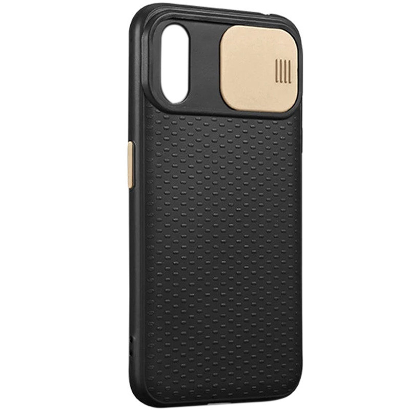Чехол Camshield Black TPU со шторкой защищающей камеру для Apple iPhone XR (6.1") Черный / Золотой (134124)
Чехол Camshield Black TPU со шторкой защищающей камеру для Apple iPhone XR (6.1") Черный / Золотой (134124)