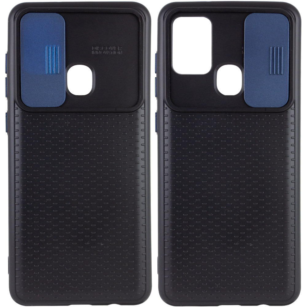Чехол Camshield Black TPU со шторкой защищающей камеру для Samsung Galaxy A21s Черный / Синий (142472)
Чехол Camshield Black TPU со шторкой защищающей камеру для Samsung Galaxy A21s Черный / Синий (142472)