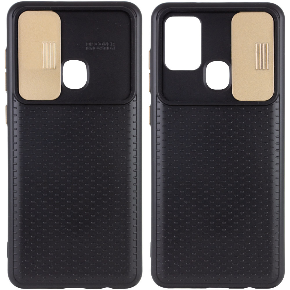 Чехол Camshield Black TPU со шторкой защищающей камеру для Samsung Galaxy A21s Черный / Золотой (142469)
Чехол Camshield Black TPU со шторкой защищающей камеру для Samsung Galaxy A21s Черный / Золотой (142469)
