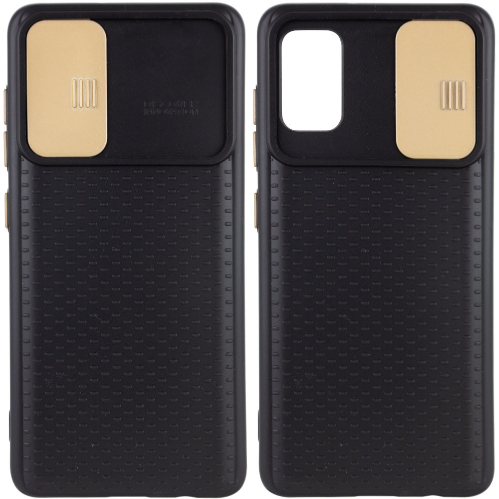 Чехол Camshield Black TPU со шторкой защищающей камеру для Samsung Galaxy A41 Черный / Золотой (143062)
Чехол Camshield Black TPU со шторкой защищающей камеру для Samsung Galaxy A41 Черный / Золотой (143062)