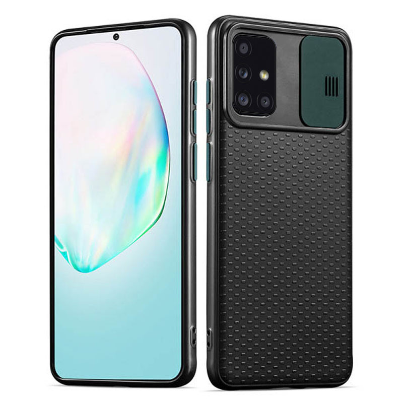 Чехол Camshield Black TPU со шторкой защищающей камеру для Samsung Galaxy A51 Черный / Темно-зеленый (134210)
Чехол Camshield Black TPU со шторкой защищающей камеру для Samsung Galaxy A51 Черный / Темно-зеленый (134210)