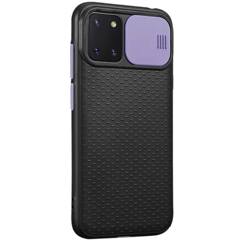 Чохол Camshield Black TPU зі шторкою яка захищає камеру для для Samsung Galaxy Note 10 Lite (A81) (Чорний / бузковий)
Чохол Camshield Black TPU зі шторкою яка захищає камеру для для Samsung Galaxy Note 10 Lite (A81) (Чорний / бузковий)