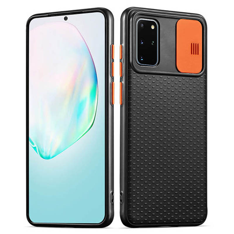 Чохол Camshield Black TPU зі шторкою яка захищає камеру для Samsung Galaxy S20+ (Чорний / помаранчевий)
Чохол Camshield Black TPU зі шторкою яка захищає камеру для Samsung Galaxy S20+ (Чорний / помаранчевий)