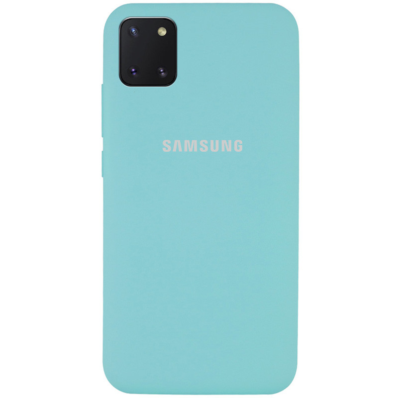 Чехол Silicone Cover Full Protective (AA) для Samsung Galaxy Note 10 Lite (A81) Бирюзовый / Ice Blue (141795)
Чехол Silicone Cover Full Protective (AA) для Samsung Galaxy Note 10 Lite (A81) Бирюзовый / Ice Blue (141795)