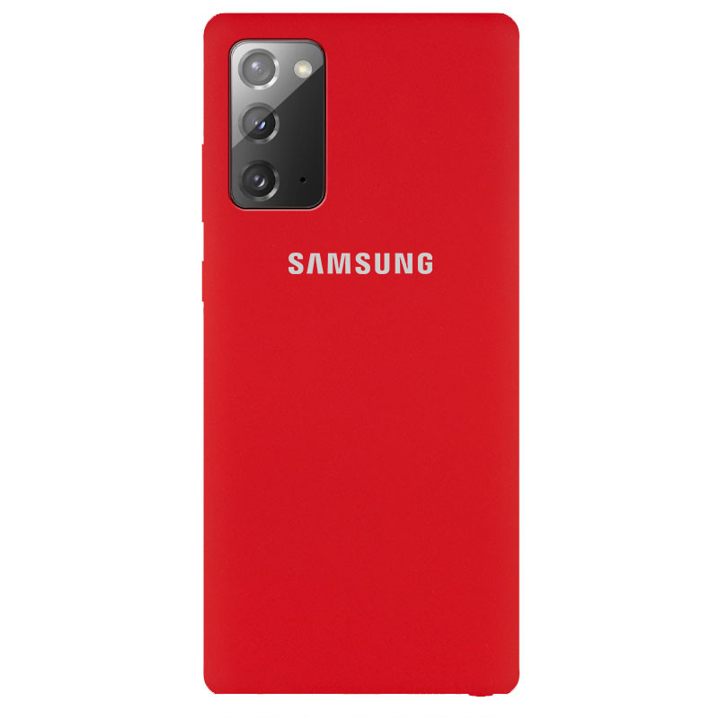 Чохол Silicone Cover Full Protective (AA) для Samsung Galaxy Note 20 (Червоний / Dark Red)
Чохол Silicone Cover Full Protective (AA) для Samsung Galaxy Note 20 (Червоний / Dark Red)