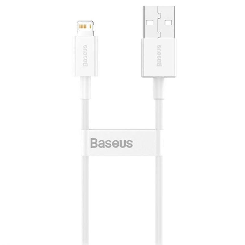 Дата кабель Baseus Superior Series Fast Charging Lightning Cable 2.4A (0.25m) (CALYS) (Білий)
Дата кабель Baseus Superior Series Fast Charging Lightning Cable 2.4A (0.25m) (CALYS) (Білий)