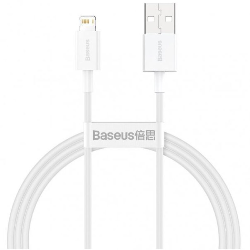 Дата кабель Baseus Superior Series Fast Charging Lightning Cable 2.4A (2m) (CALYS-C) (Білий)
Дата кабель Baseus Superior Series Fast Charging Lightning Cable 2.4A (2m) (CALYS-C) (Білий)