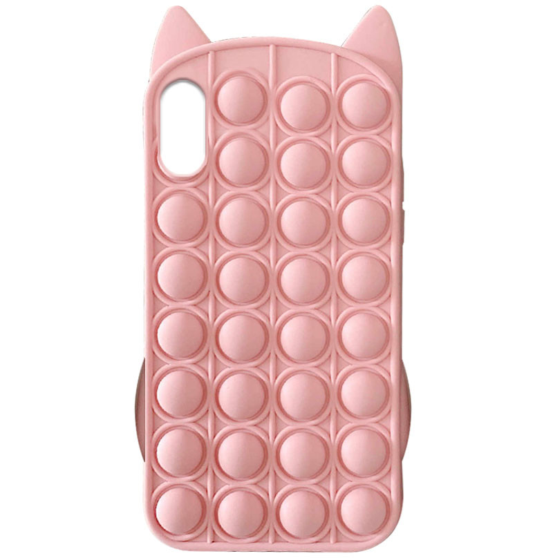Фігурний силіконовий 3D чохол-антистрес Pop it Bubble Cat для Apple iPhone XS Max (6.5") (Рожевий)
Фігурний силіконовий 3D чохол-антистрес Pop it Bubble Cat для Apple iPhone XS Max (6.5") (Рожевий)