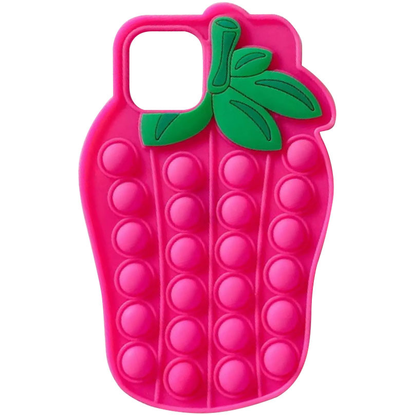 Фігурний силіконовий 3D чохол-антистрес Pop it Bubble Полуниця для Apple iPhone 11 (6.1") (Рожевий)
Фігурний силіконовий 3D чохол-антистрес Pop it Bubble Полуниця для Apple iPhone 11 (6.1") (Рожевий)