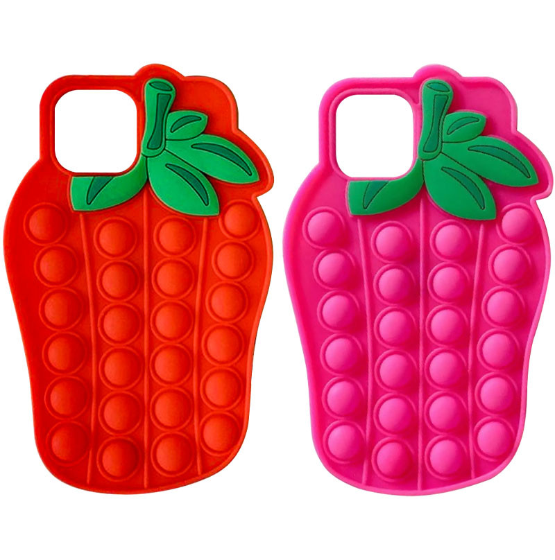 Фигурный силиконовый 3D чехол-антистресс Pop it Bubble Клубника для Apple iPhone 11 Pro Max (6.5") (182297)
Фигурный силиконовый 3D чехол-антистресс Pop it Bubble Клубника для Apple iPhone 11 Pro Max (6.5") (182297)
