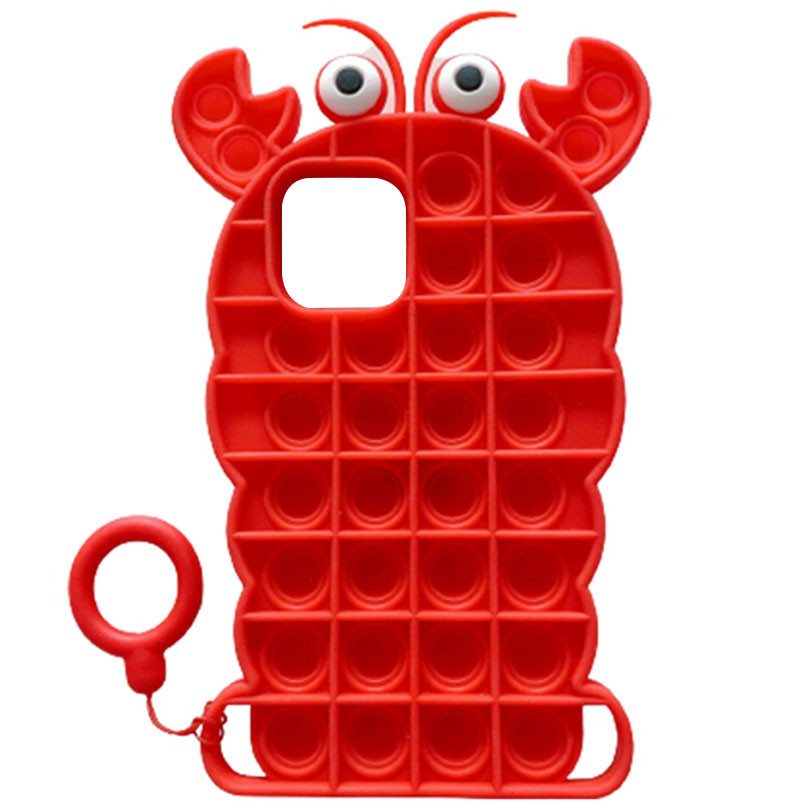 Фигурный силиконовый 3D чехол-антистресс Pop it Лобстер для Apple iPhone 11 Pro (5.8") Красный (182259)
Фигурный силиконовый 3D чехол-антистресс Pop it Лобстер для Apple iPhone 11 Pro (5.8") Красный (182259)