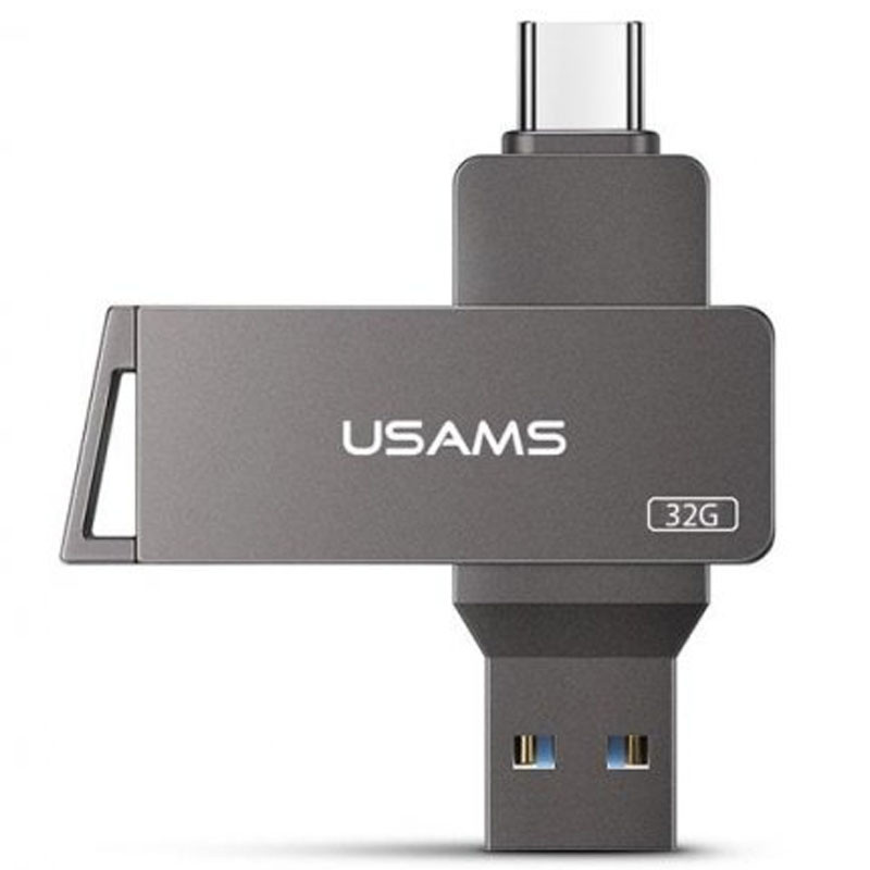 Флеш накопитель USAMS US-ZB199 Type-C+ USB3.0 Rotatable High Speed Flash Drive 32 Gb Iron-grey (244113)
Флеш накопитель USAMS US-ZB199 Type-C+ USB3.0 Rotatable High Speed Flash Drive 32 Gb Iron-grey (244113)