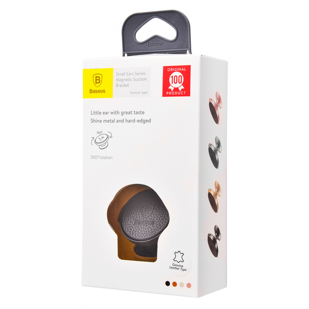 Автодержатель Baseus Small Ears Series Vertical Magnetic Bracket Leather Type (SUER-F) Черный (107648)
Автодержатель Baseus Small Ears Series Vertical Magnetic Bracket Leather Type (SUER-F) Черный (107648)