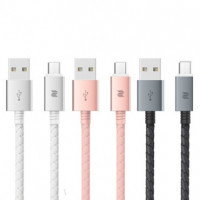 Кабель ROCK (Metal & leather) MicroUSB