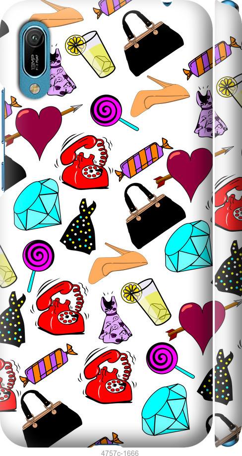 Чехол на Huawei Y6 2019 stickers