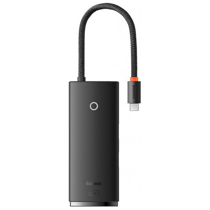 Перехідник HUB Baseus Lite Series 6in1 (Type-C to HDMI + 2xUSB 3.0 + PD+SD/TF) (WKQX05) (Black)
Перехідник HUB Baseus Lite Series 6in1 (Type-C to HDMI + 2xUSB 3.0 + PD+SD/TF) (WKQX05) (Black)