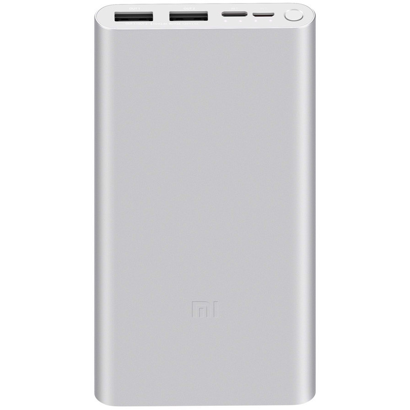 Портативное зарядное устройство Xiaomi Mi Power Bank 3 10000mAh (PLM13ZM) Серебряный (157471)
Портативное зарядное устройство Xiaomi Mi Power Bank 3 10000mAh (PLM13ZM) Серебряный (157471)