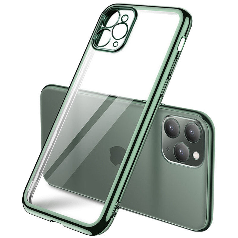 Прозрачный силиконовый чехол с глянцевой окантовкой Full Camera для Apple iPhone 11 Pro (5.8") Темно-зеленый (159288)
Прозрачный силиконовый чехол с глянцевой окантовкой Full Camera для Apple iPhone 11 Pro (5.8") Темно-зеленый (159288)