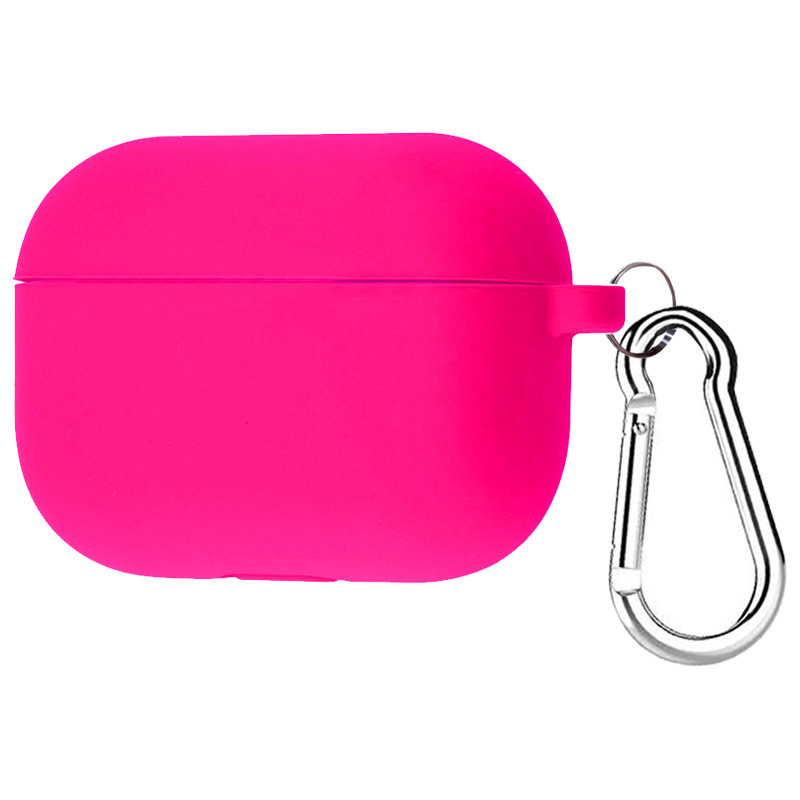 Силиконовый футляр с карабином для наушников AirPods Pro Розовый / Shiny pink (149372)
Силиконовый футляр с карабином для наушников AirPods Pro Розовый / Shiny pink (149372)