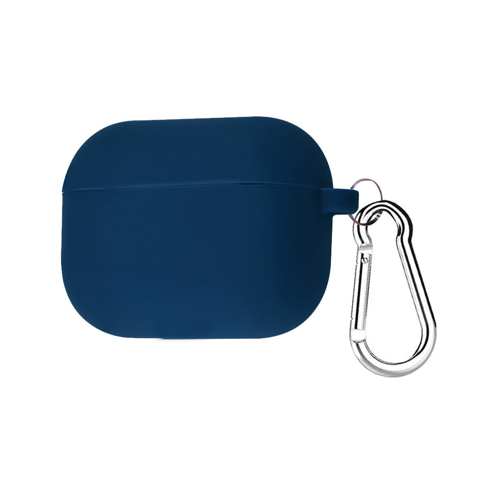 Силиконовый футляр с карабином для наушников AirPods Pro Темно-синий / Midnight blue (156156)
Силиконовый футляр с карабином для наушников AirPods Pro Темно-синий / Midnight blue (156156)
