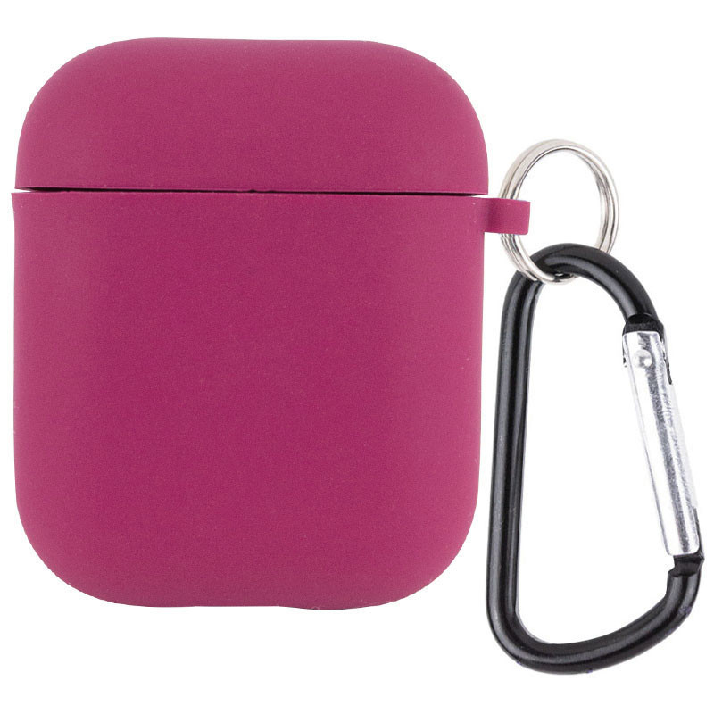 Силиконовый футляр с микрофиброй для наушников Airpods 1/2 Малиновый / Pomegranate (198235)
Силиконовый футляр с микрофиброй для наушников Airpods 1/2 Малиновый / Pomegranate (198235)