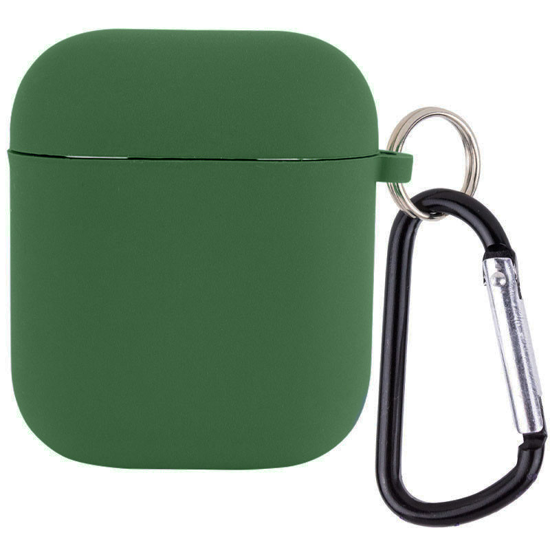Силиконовый футляр с микрофиброй для наушников Airpods 1/2 Зеленый / Army green (248022)
Силиконовый футляр с микрофиброй для наушников Airpods 1/2 Зеленый / Army green (248022)