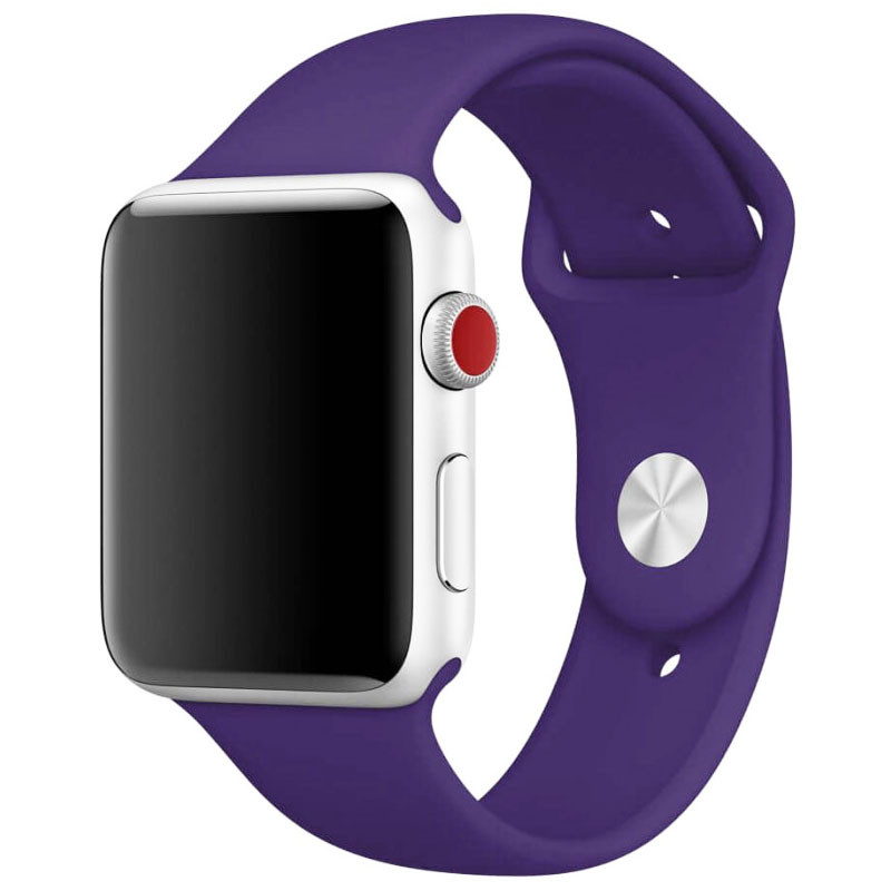 

Силиконовый ремешок для Apple Watch Sport Band 38 / 40 / 41 (S/M & M/L) 3pcs (Фиолетовый / Amethyst)