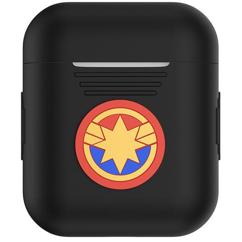 Силиконовый футляр Marvel series для наушников AirPods Captain Marvel / Черный (101836)
Силиконовый футляр Marvel series для наушников AirPods Captain Marvel / Черный (101836)