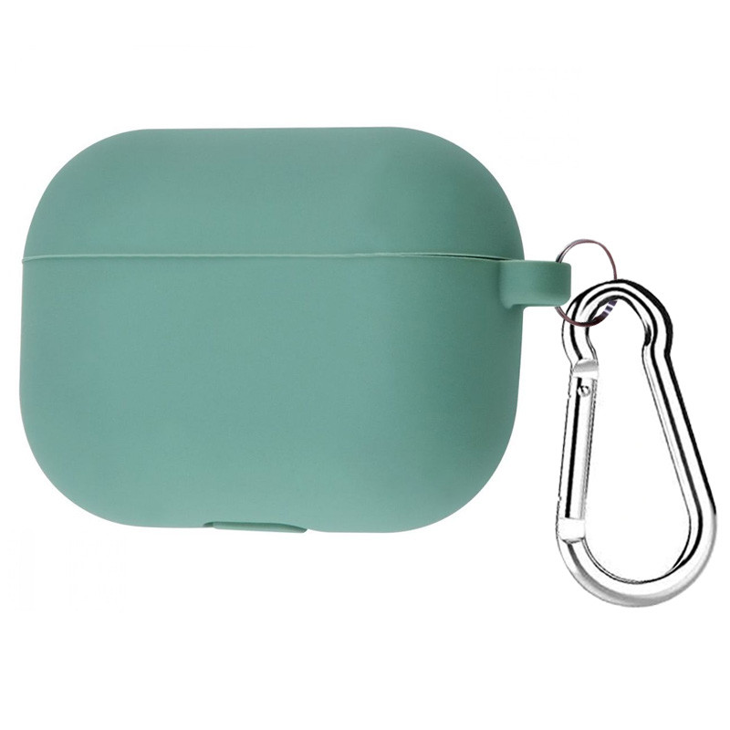 Силиконовый футляр с карабином для наушников AirPods Pro Зеленый / Pine green (119467)
Силиконовый футляр с карабином для наушников AirPods Pro Зеленый / Pine green (119467)