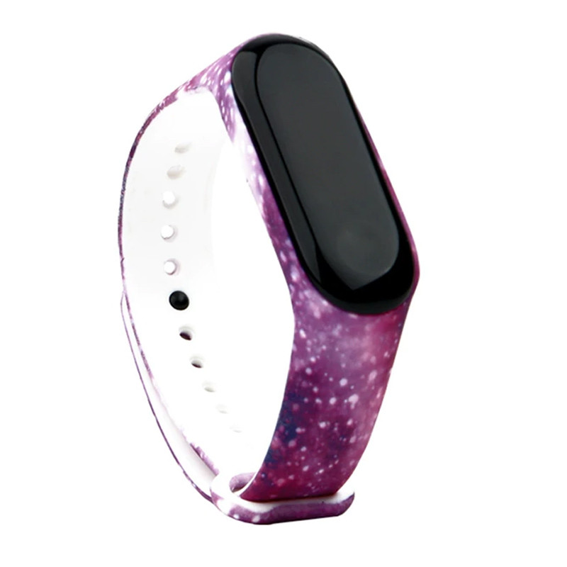 Силиконовый ремешок с рисунком для Xiaomi Mi Band 3/4 Млечный путь / Сиреневый (131433)
Силиконовый ремешок с рисунком для Xiaomi Mi Band 3/4 Млечный путь / Сиреневый (131433)
