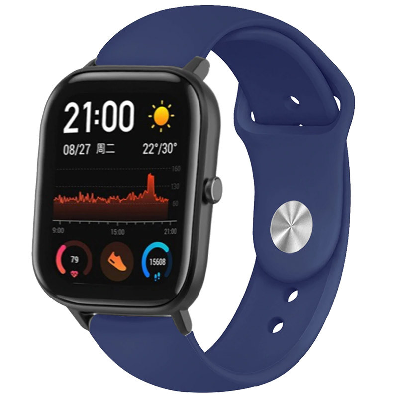 Силиконовый ремешок Sport для Xiaomi Amazfit/Samsung 20 mm Синий / Midnight Blue (132307)
Силиконовый ремешок Sport для Xiaomi Amazfit/Samsung 20 mm Синий / Midnight Blue (132307)